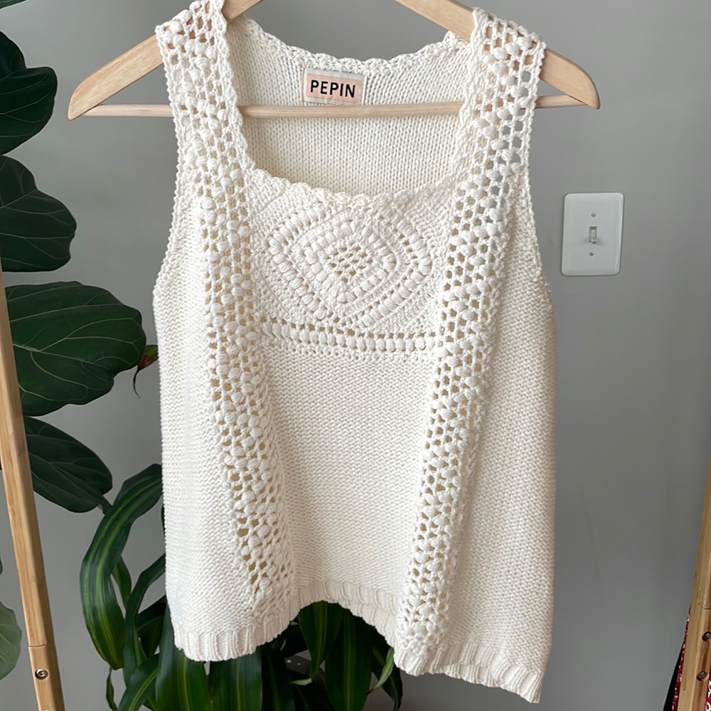 Anthropologie Pepin knit tank - sleeveless sweater